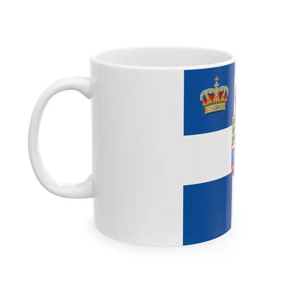 Standard of the Crown Prince of Greece 1936-1967 (Greece) White Coffee Mug - Go Mug Yourself