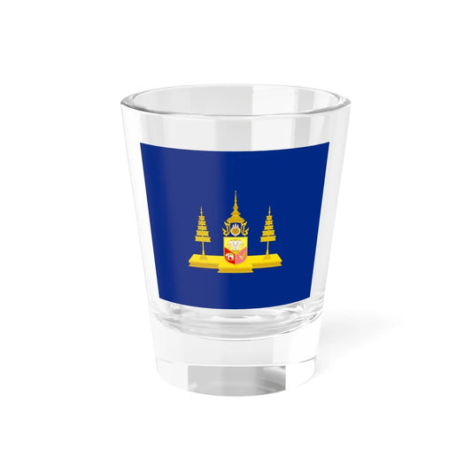 Standard of the Crown Prince of Siam (Cambodia) Shot Glass 1.5oz 1.5oz - Go Mug Yourself