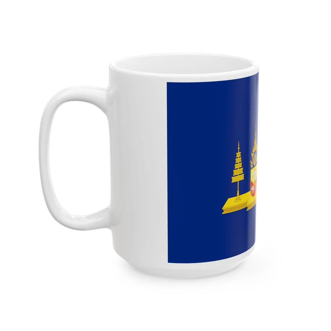 Standard of the Crown Princess of Siam (Cambodia) White Coffee Mug - Go Mug Yourself