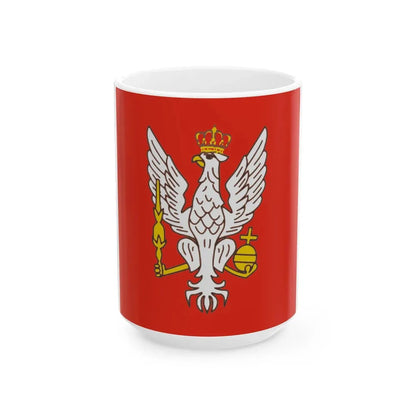 Standard of the Duchy of Warsaw (Poland) White Coffee Mug 15oz - Go Mug Yourself