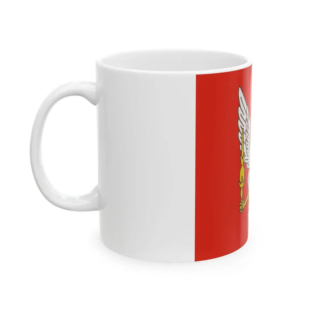Standard of the Duchy of Warsaw (Poland) White Coffee Mug - Go Mug Yourself