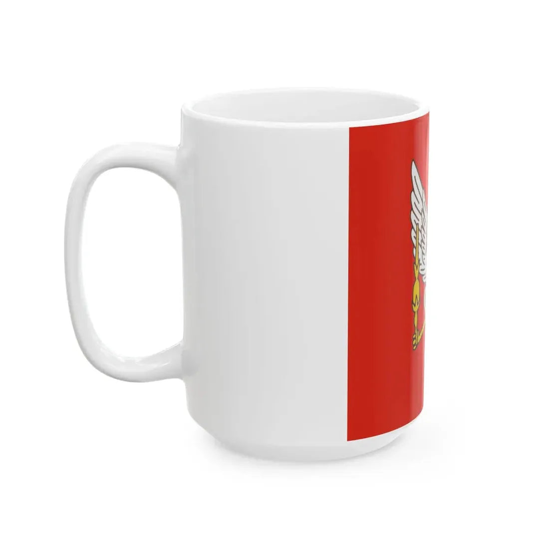 Standard of the Duchy of Warsaw (Poland) White Coffee Mug - Go Mug Yourself