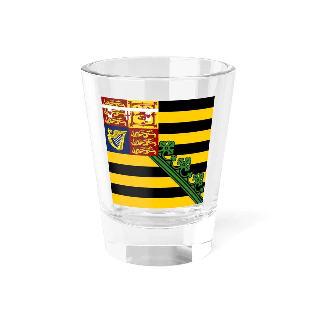 Standard of the Duke of Saxe-Coburg-Gotha (Germany) Shot Glass 1.5oz 1.5oz - Go Mug Yourself