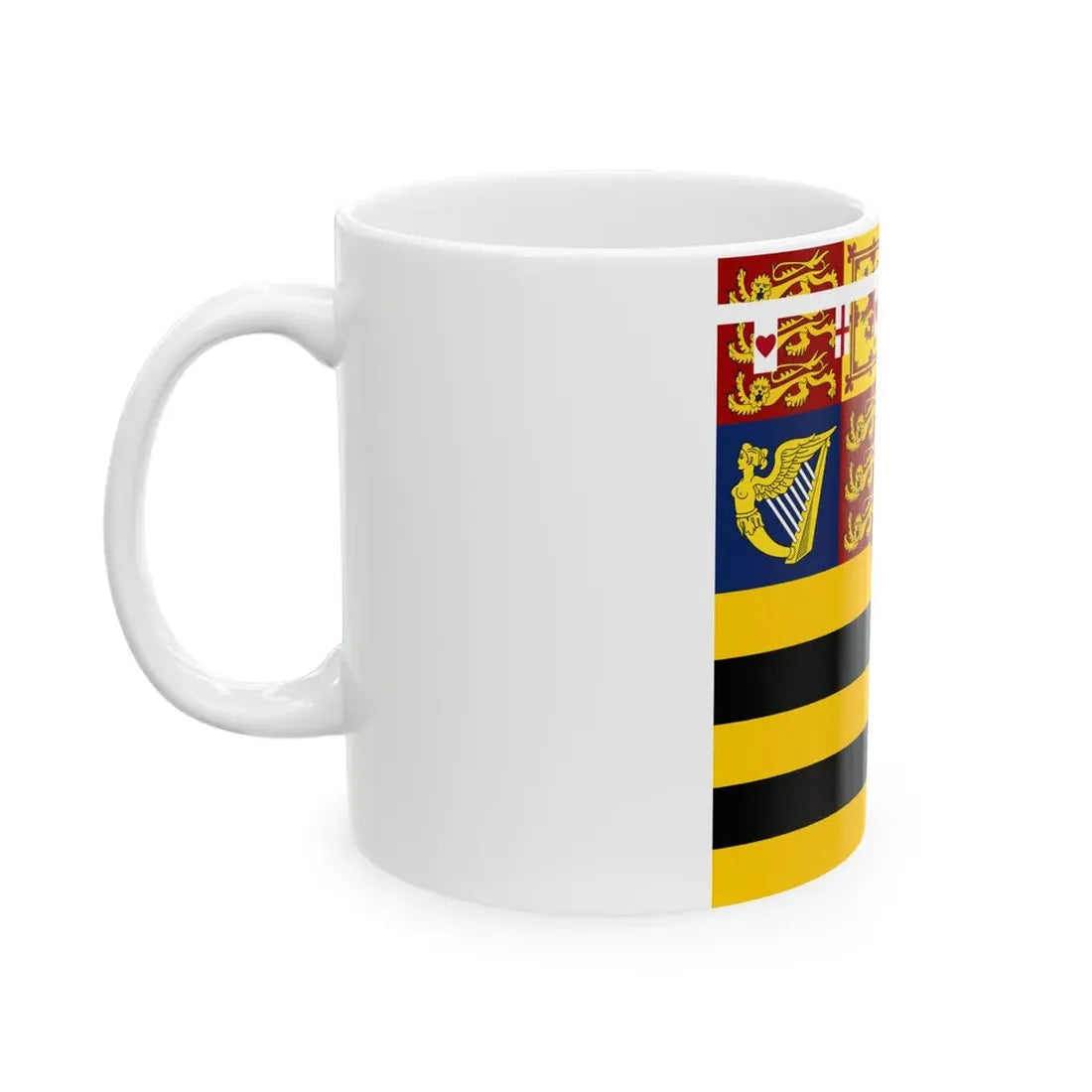 Standard of the Duke of Saxe-Coburg-Gotha (Germany) White Coffee Mug - Go Mug Yourself