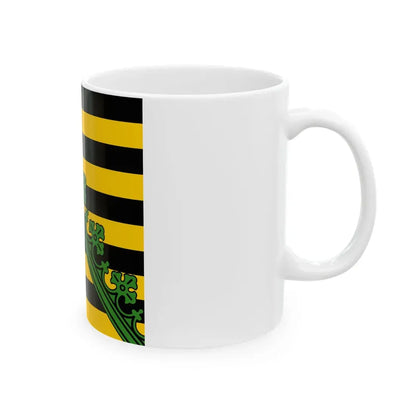 Standard of the Duke of Saxe-Coburg-Gotha (Germany) White Coffee Mug - Go Mug Yourself
