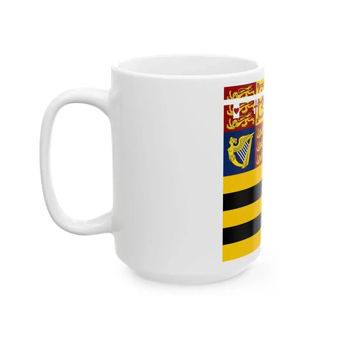 Standard of the Duke of Saxe-Coburg-Gotha (Germany) White Coffee Mug - Go Mug Yourself