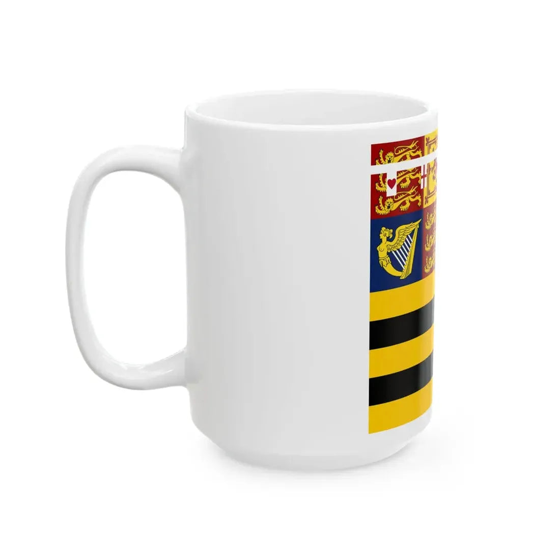 Standard of the Duke of Saxe-Coburg-Gotha (Germany) White Coffee Mug - Go Mug Yourself