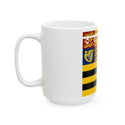 Standard of the Duke of Saxe-Coburg-Gotha (Germany) White Coffee Mug - Go Mug Yourself