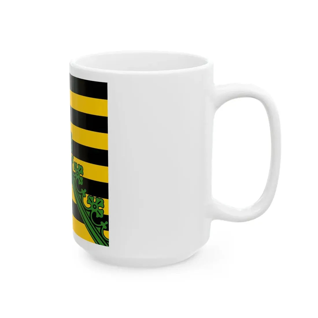 Standard of the Duke of Saxe-Coburg-Gotha (Germany) White Coffee Mug - Go Mug Yourself