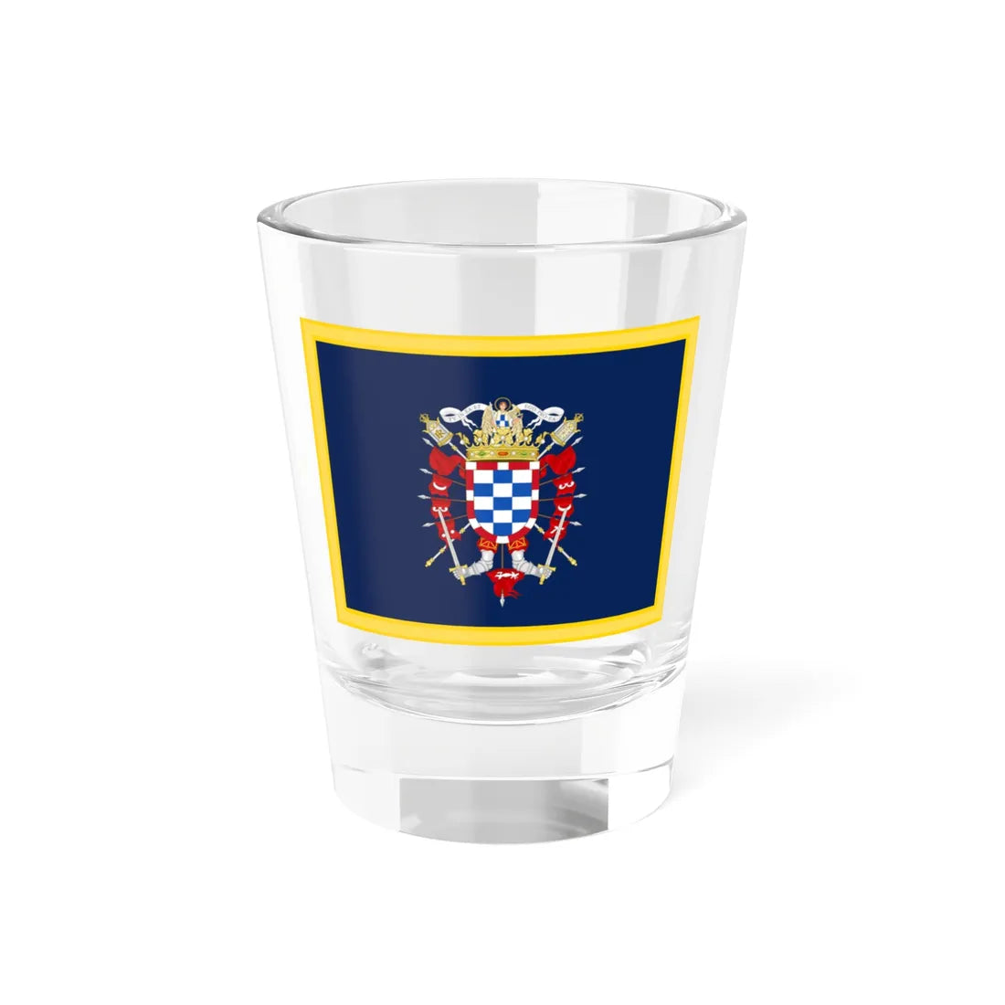 Standard of the Dukedom of Alba de Tormes (Spain) Shot Glass 1.5oz 1.5oz - Go Mug Yourself
