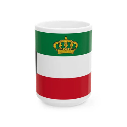 Standard of the Emir of Kuwait (Kuwait) White Coffee Mug 15oz - Go Mug Yourself