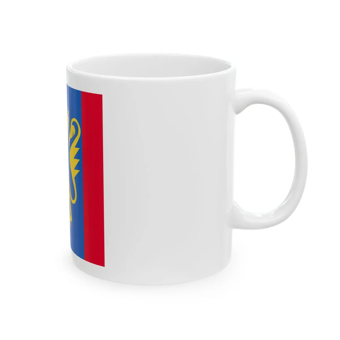 Standard of the Finnmark Home Guard District 17 (Norway) White Coffee Mug - Go Mug Yourself