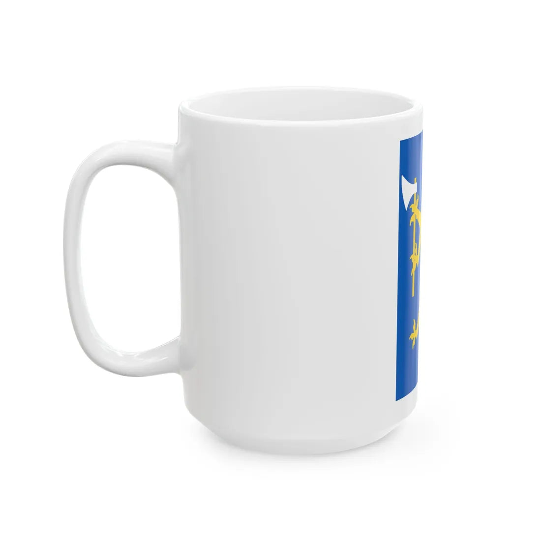 Standard of the Finnmark Home Guard District 17 (Norway) White Coffee Mug - Go Mug Yourself