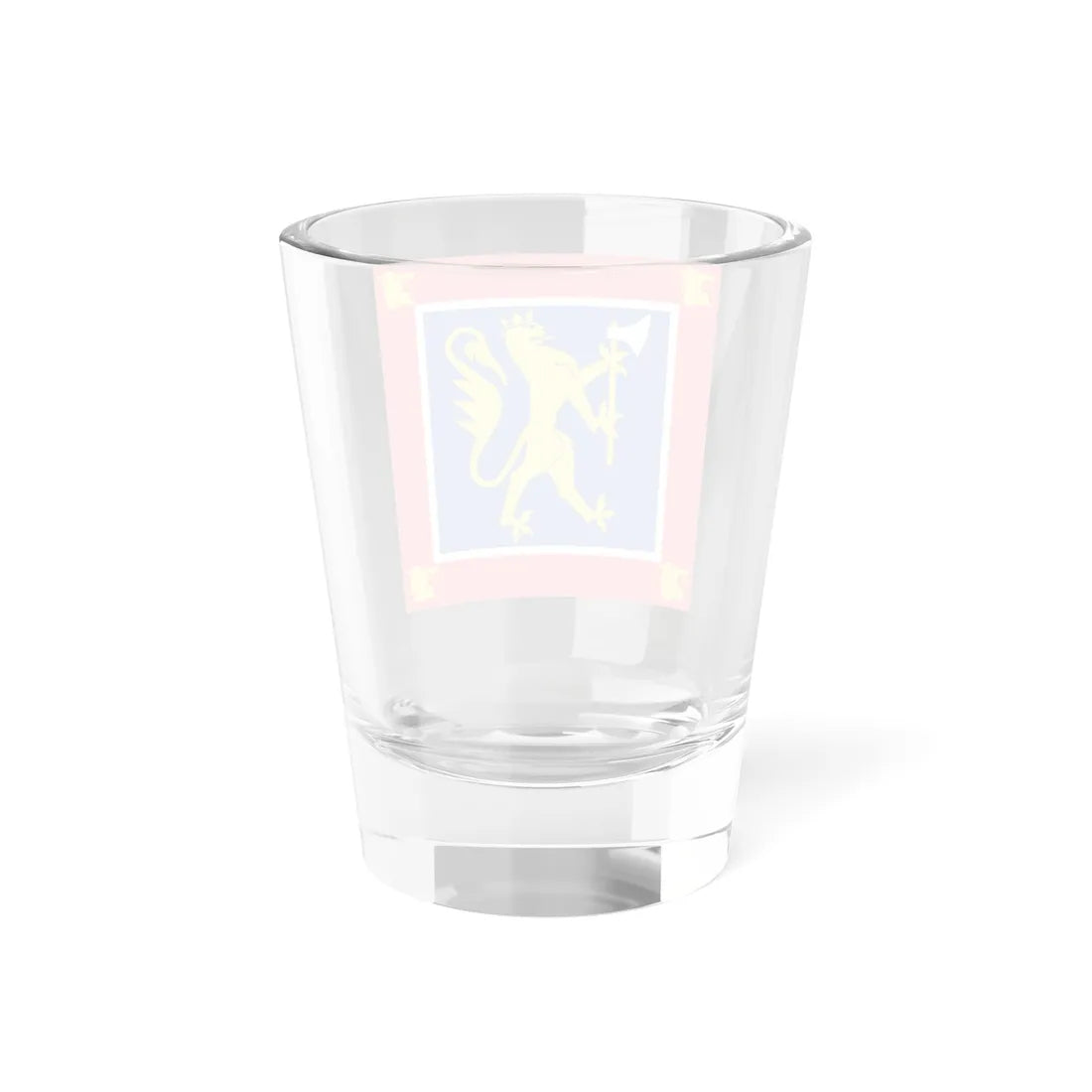 Standard of the Finnmark Land Command (Norway) Shot Glass 1.5oz - Go Mug Yourself