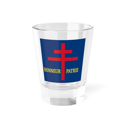 Standard of the Free French Government of Chad 1940-1942 (Chad) Shot Glass 1.5oz 1.5oz - Go Mug Yourself