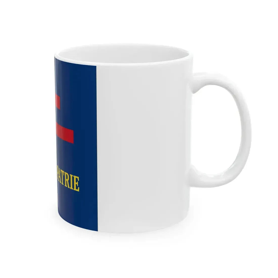 Standard of the Free French Government of Chad 1940-1942 (Chad) White Coffee Mug - Go Mug Yourself