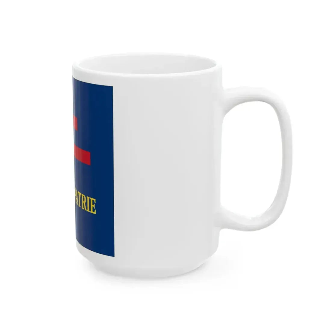Standard of the Free French Government of Chad 1940-1942 (Chad) White Coffee Mug - Go Mug Yourself