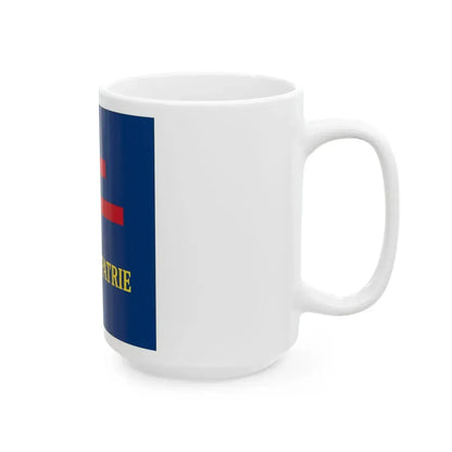Standard of the Free French Government of Chad 1940-1942 (Chad) White Coffee Mug - Go Mug Yourself