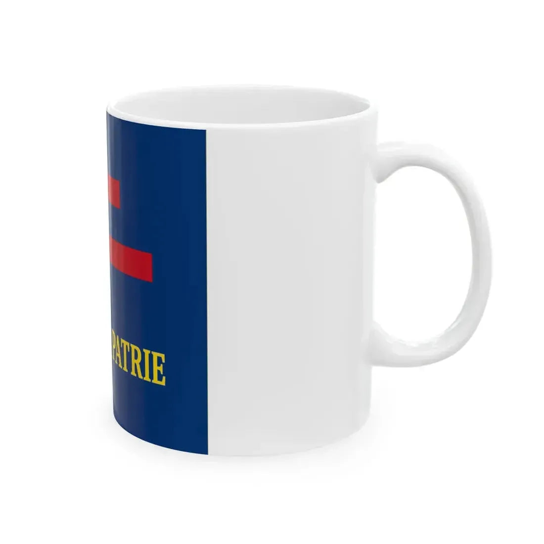 Standard of the Free French Government of Chad 1940-1942 (France) White Coffee Mug - Go Mug Yourself