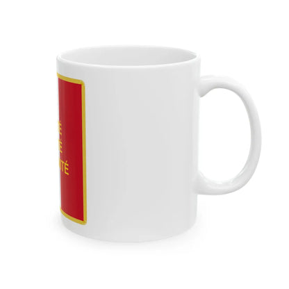 Standard of the French Community (Burkina Faso) White Coffee Mug - Go Mug Yourself