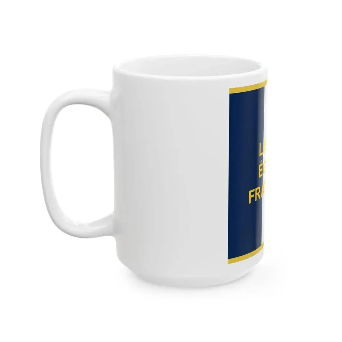 Standard of the French Community (Madagascar) White Coffee Mug - Go Mug Yourself