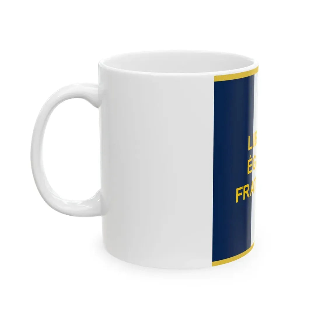 Standard of the French Community (Mali) White Coffee Mug - Go Mug Yourself