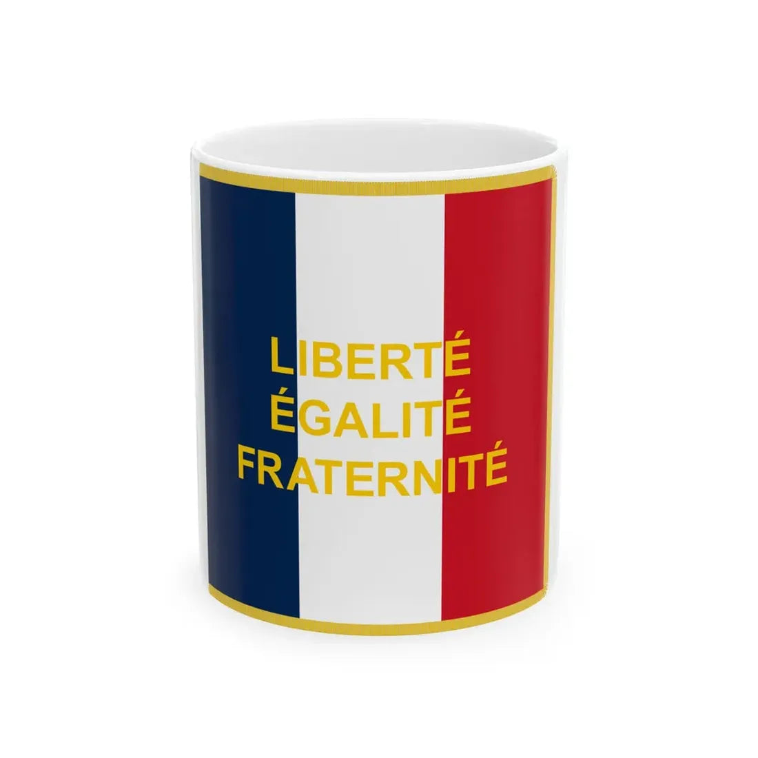 Standard of the French Community (Mauritania) White Coffee Mug 11oz - Go Mug Yourself
