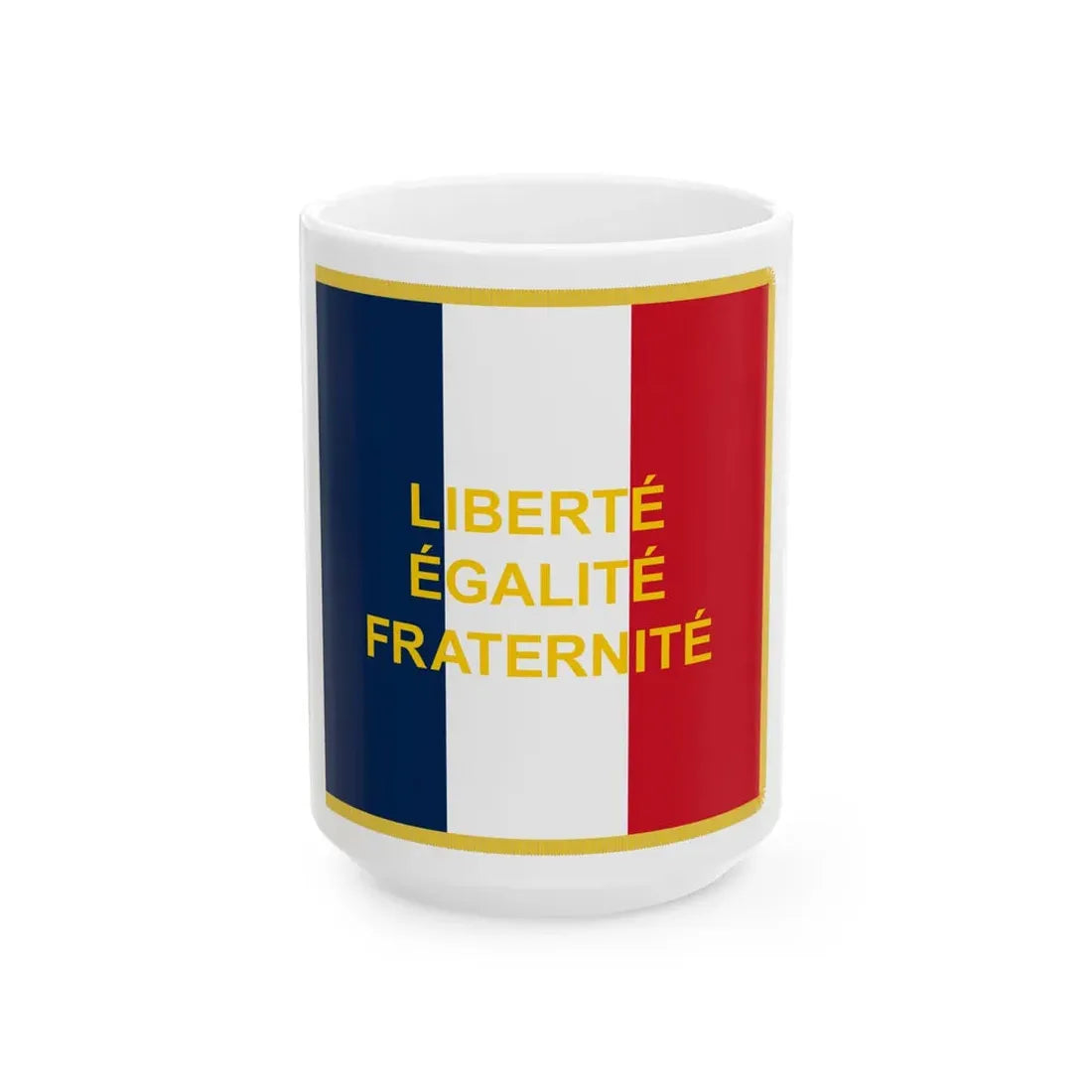 Standard of the French Community (Mauritania) White Coffee Mug 15oz - Go Mug Yourself