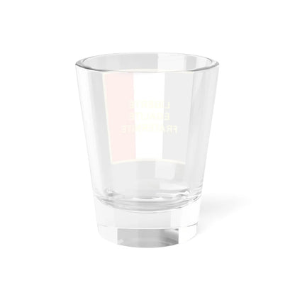 Standard of the French Community Shot Glass 1.5oz - Go Mug Yourself