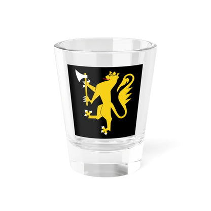 Standard of the Garrison of Sør-Varanger (Norway) Shot Glass 1.5oz 1.5oz - Go Mug Yourself