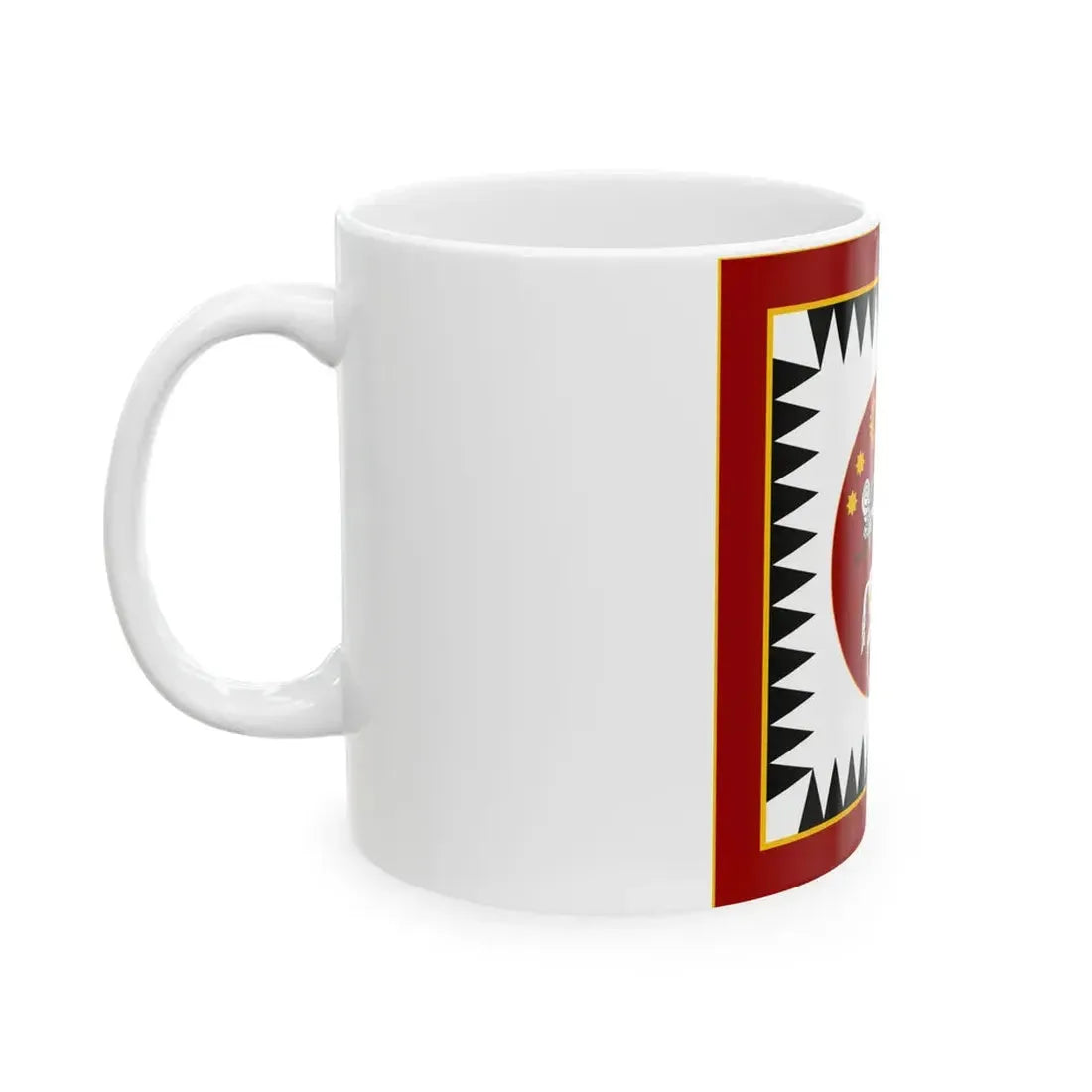 Standard of the Government of the First Republic of Georgia (Georgia) White Coffee Mug - Go Mug Yourself