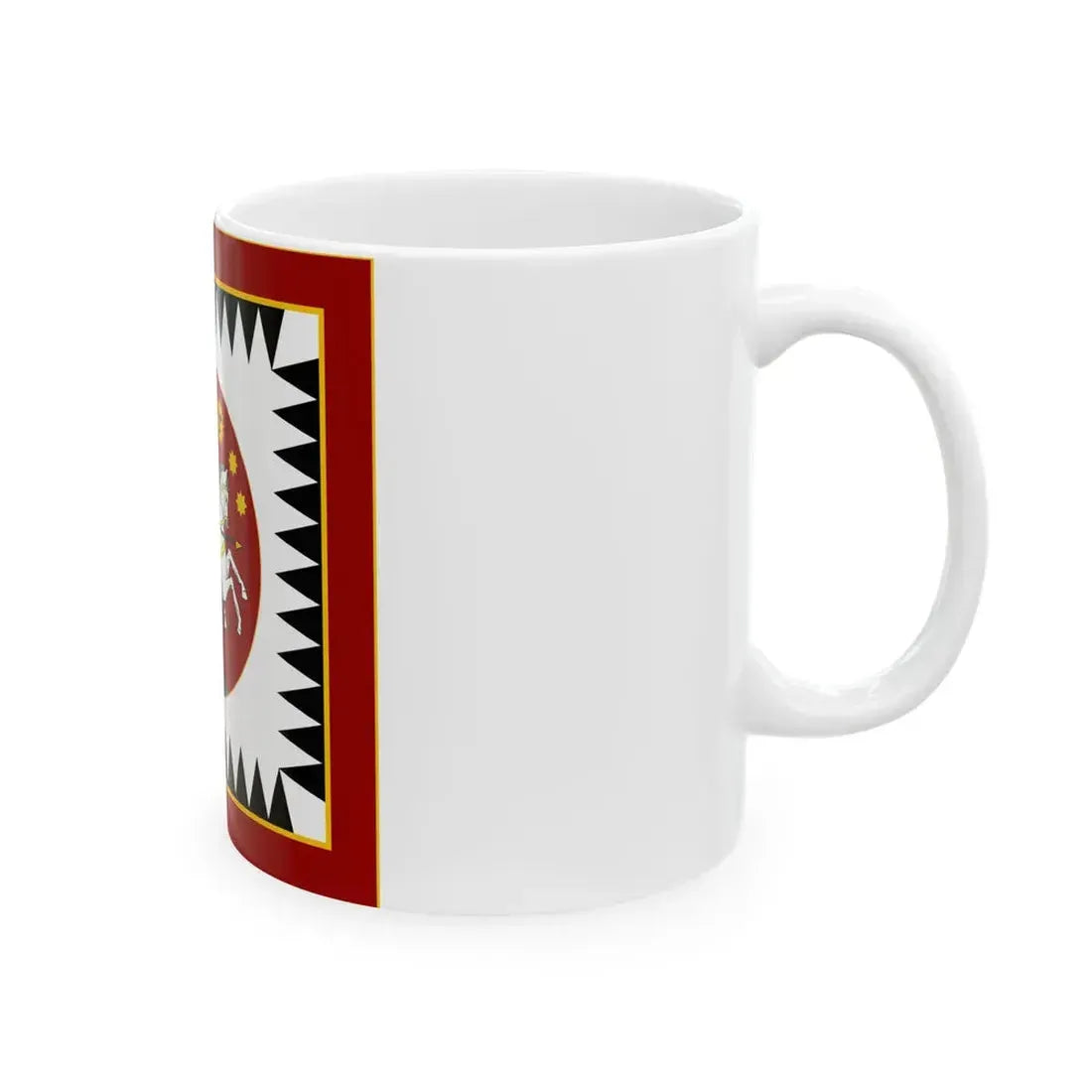 Standard of the Government of the First Republic of Georgia (Georgia) White Coffee Mug - Go Mug Yourself