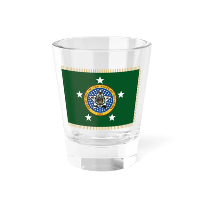 Standard of the Governor of Oklahoma With Fringe (United States) Shot Glass 1.5oz 1.5oz - Go Mug Yourself