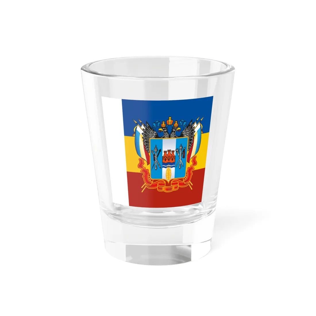Standard of the Governor of Rostov Oblast (Russia) Shot Glass 1.5oz 1.5oz - Go Mug Yourself