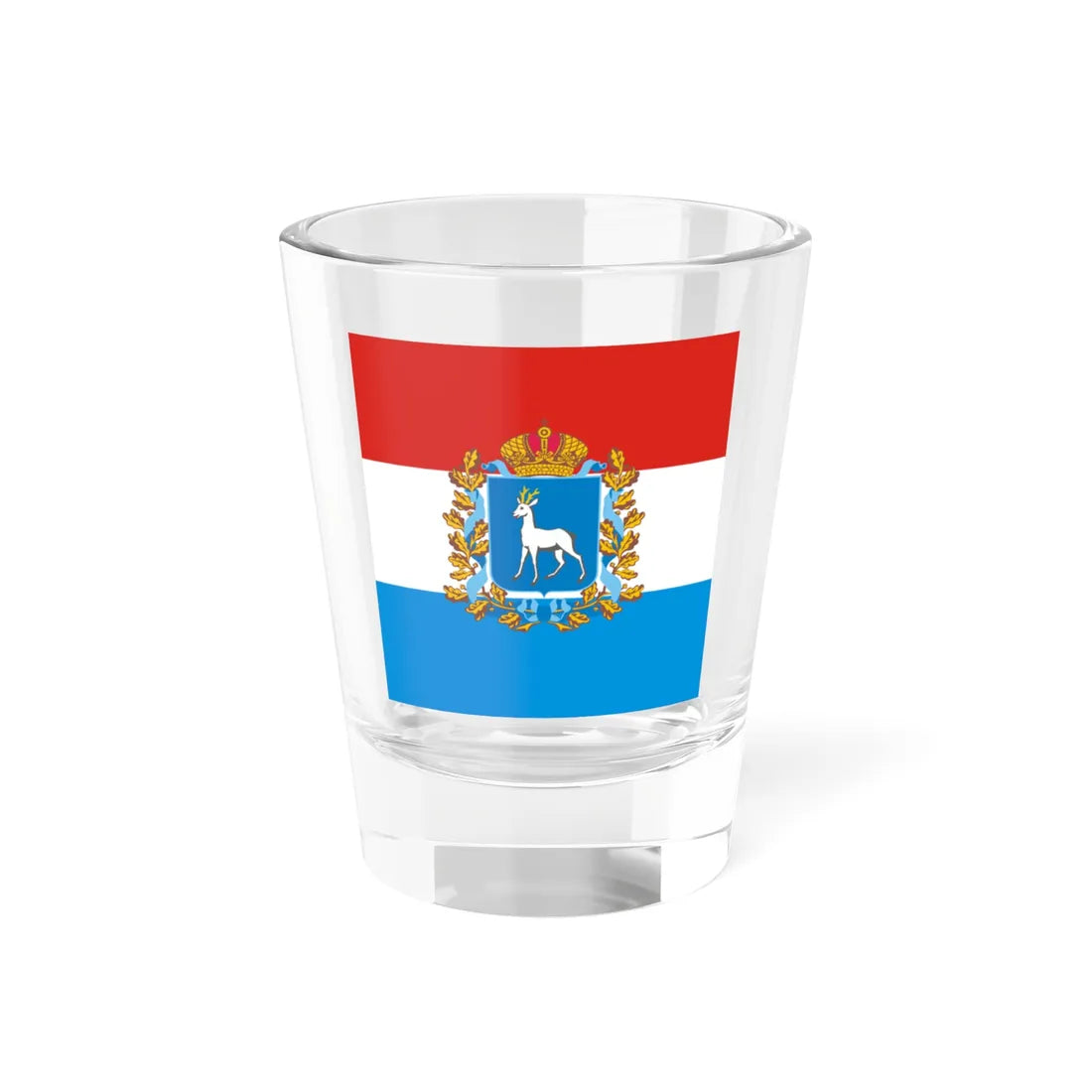 Standard of the Governor of Samara Oblast (Russia) Shot Glass 1.5oz 1.5oz - Go Mug Yourself
