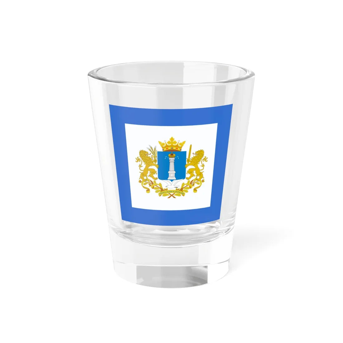 Standard of the Governor of Ulyanovsk Oblast (Russia) Shot Glass 1.5oz 1.5oz - Go Mug Yourself