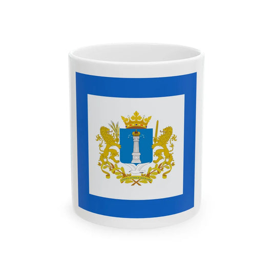 Standard of the Governor of Ulyanovsk Oblast (Russia) White Coffee Mug 11oz - Go Mug Yourself