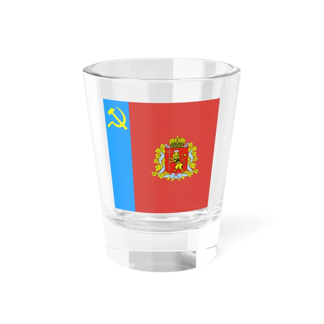 Standard of the Governor of Vladimir Oblast 1999-2017 (Russia) Shot Glass 1.5oz 1.5oz - Go Mug Yourself