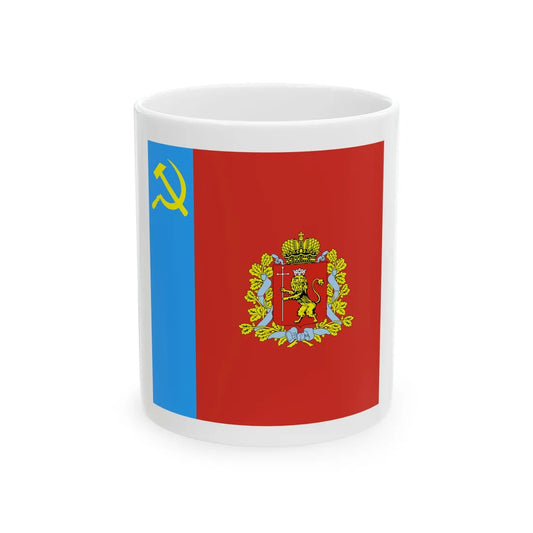Standard of the Governor of Vladimir Oblast 1999-2017 (Russia) White Coffee Mug 11oz - Go Mug Yourself