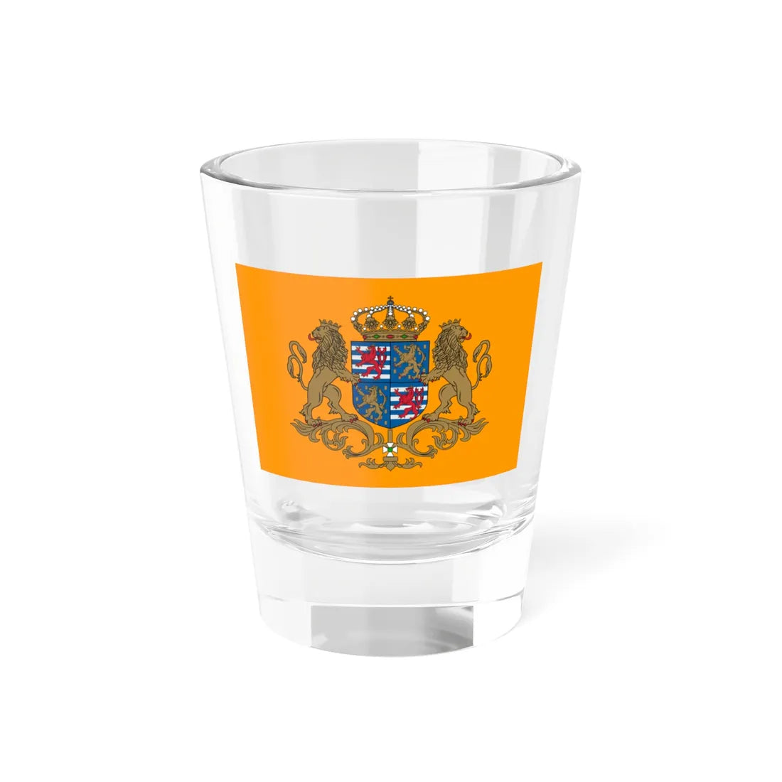 Standard of the Grand Duke of Luxembourg (Luxembourg) Shot Glass 1.5oz 1.5oz - Go Mug Yourself