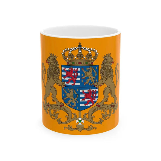 Standard of the Grand Duke of Luxembourg (Luxembourg) White Coffee Mug 11oz - Go Mug Yourself