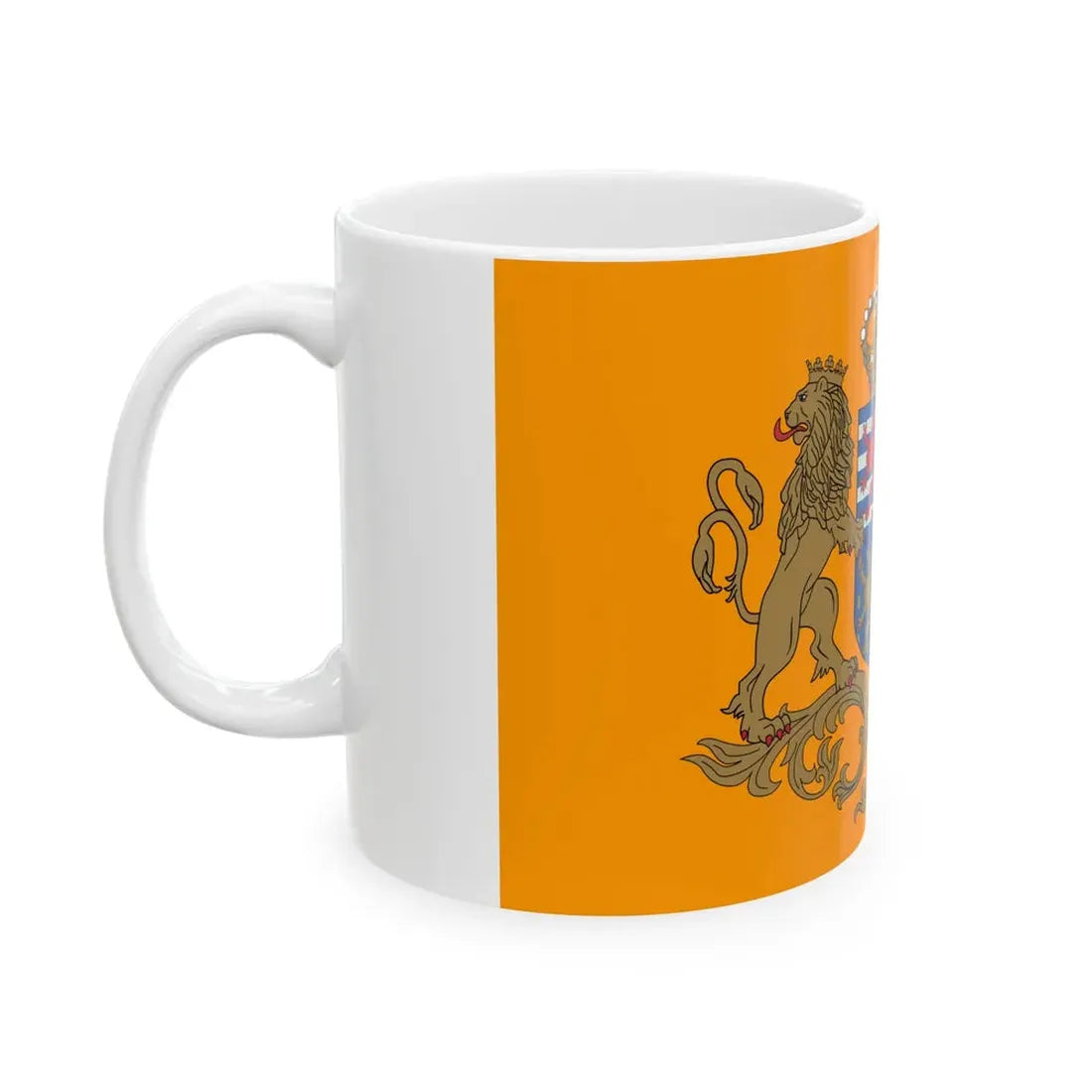 Standard of the Grand Duke of Luxembourg (Luxembourg) White Coffee Mug - Go Mug Yourself