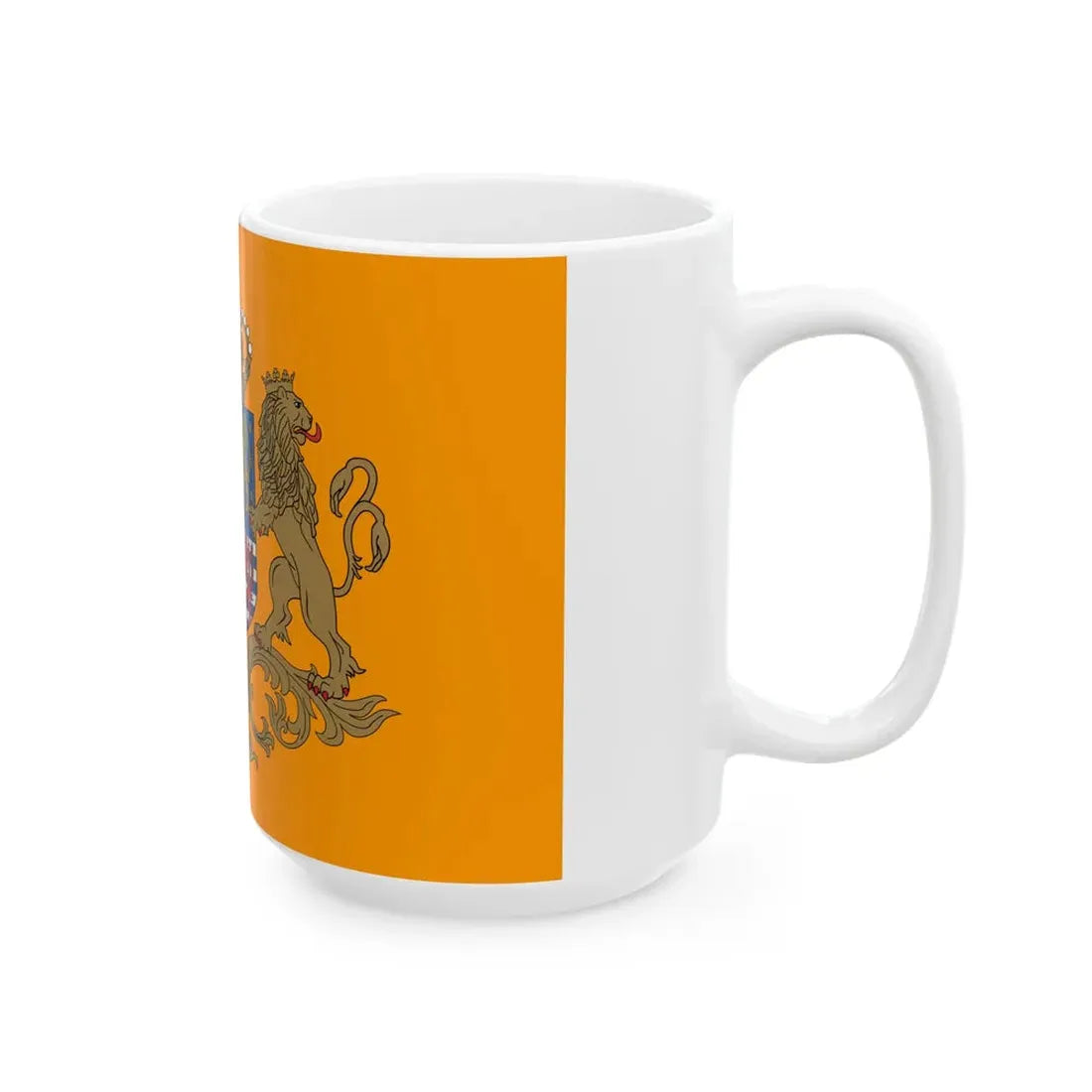 Standard of the Grand Duke of Luxembourg (Luxembourg) White Coffee Mug - Go Mug Yourself