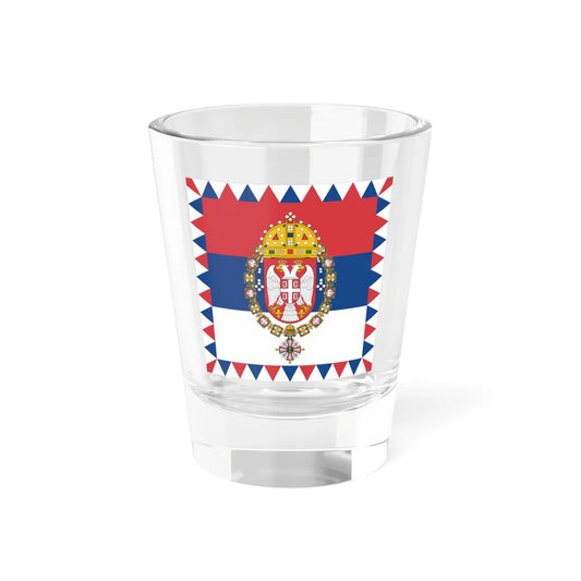 Standard of the Head of the House of Karadjordjevic (Serbia) Shot Glass 1.5oz 1.5oz - Go Mug Yourself