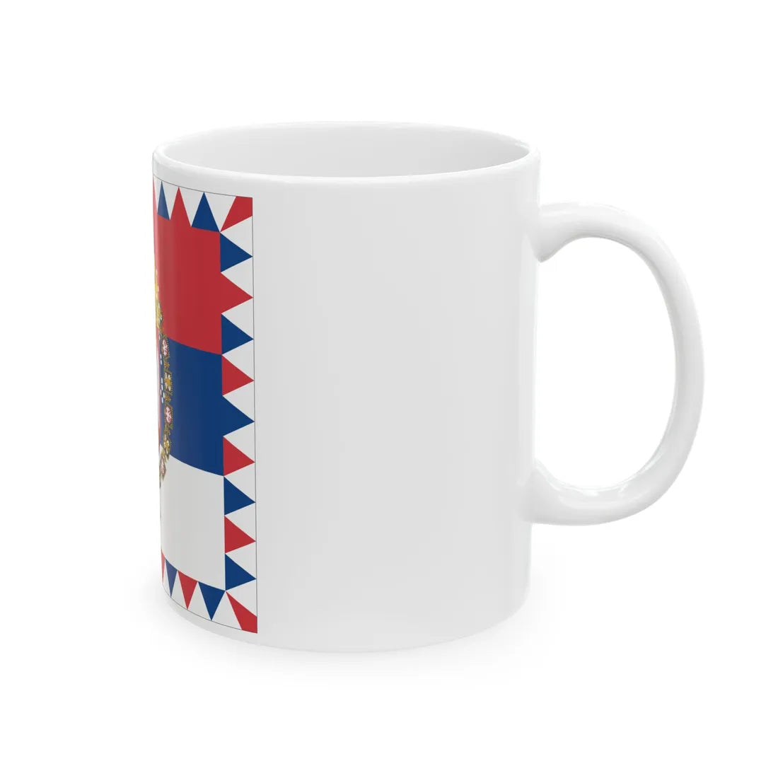 Standard of the Head of the House of Karadjordjevic (Serbia) White Coffee Mug - Go Mug Yourself