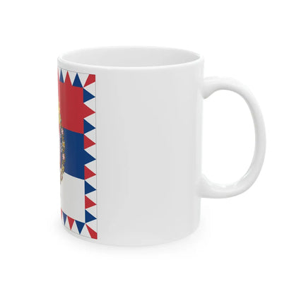 Standard of the Head of the House of Karadjordjevic (Serbia) White Coffee Mug - Go Mug Yourself