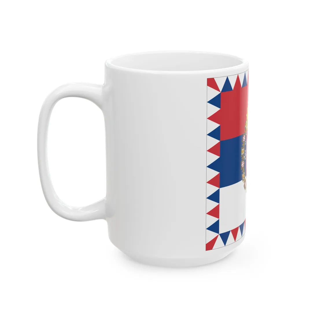 Standard of the Head of the House of Karadjordjevic (Serbia) White Coffee Mug - Go Mug Yourself