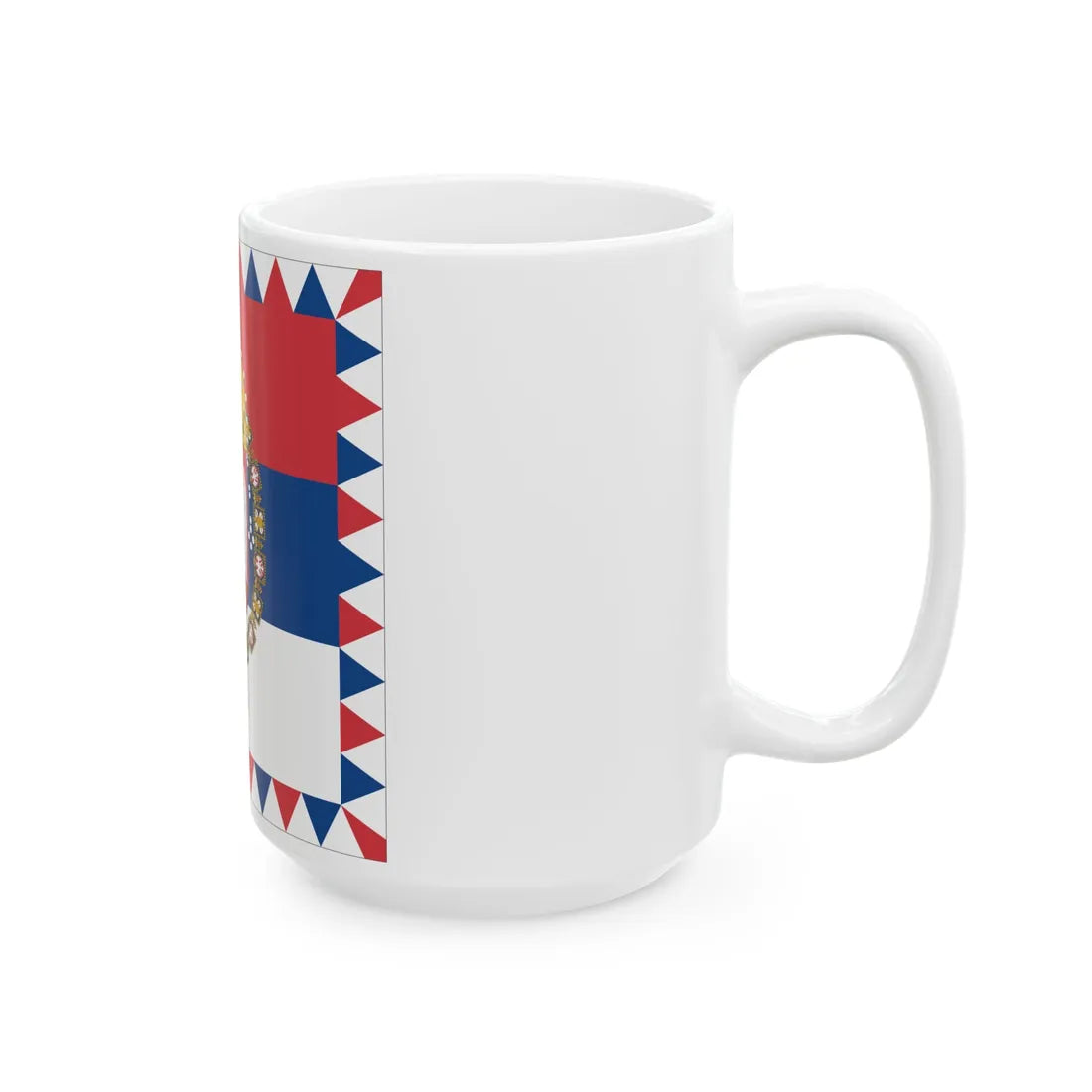 Standard of the Head of the House of Karadjordjevic (Serbia) White Coffee Mug - Go Mug Yourself