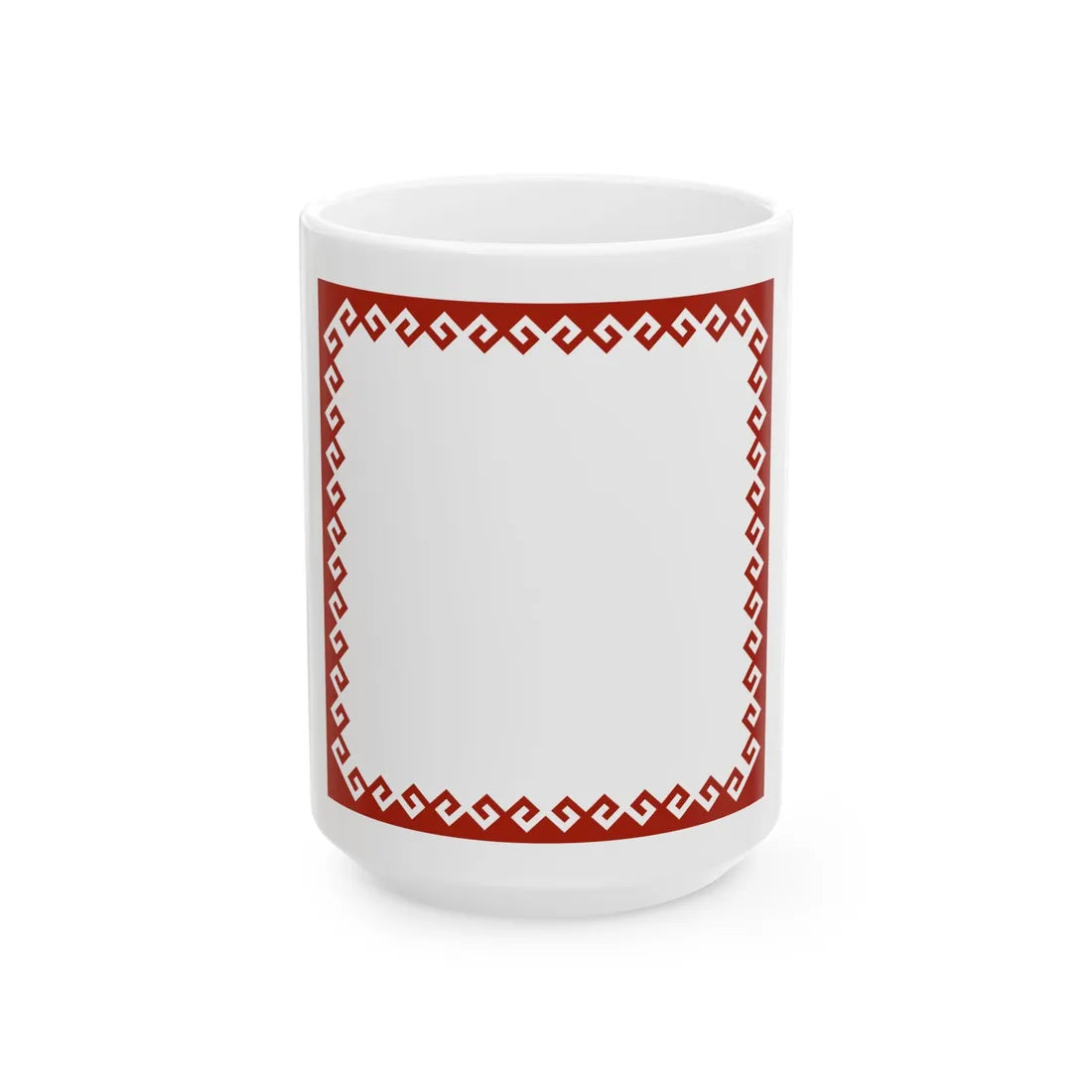 Standard of the Head of the Mari El Republic reverse (Russia) White Coffee Mug 15oz - Go Mug Yourself