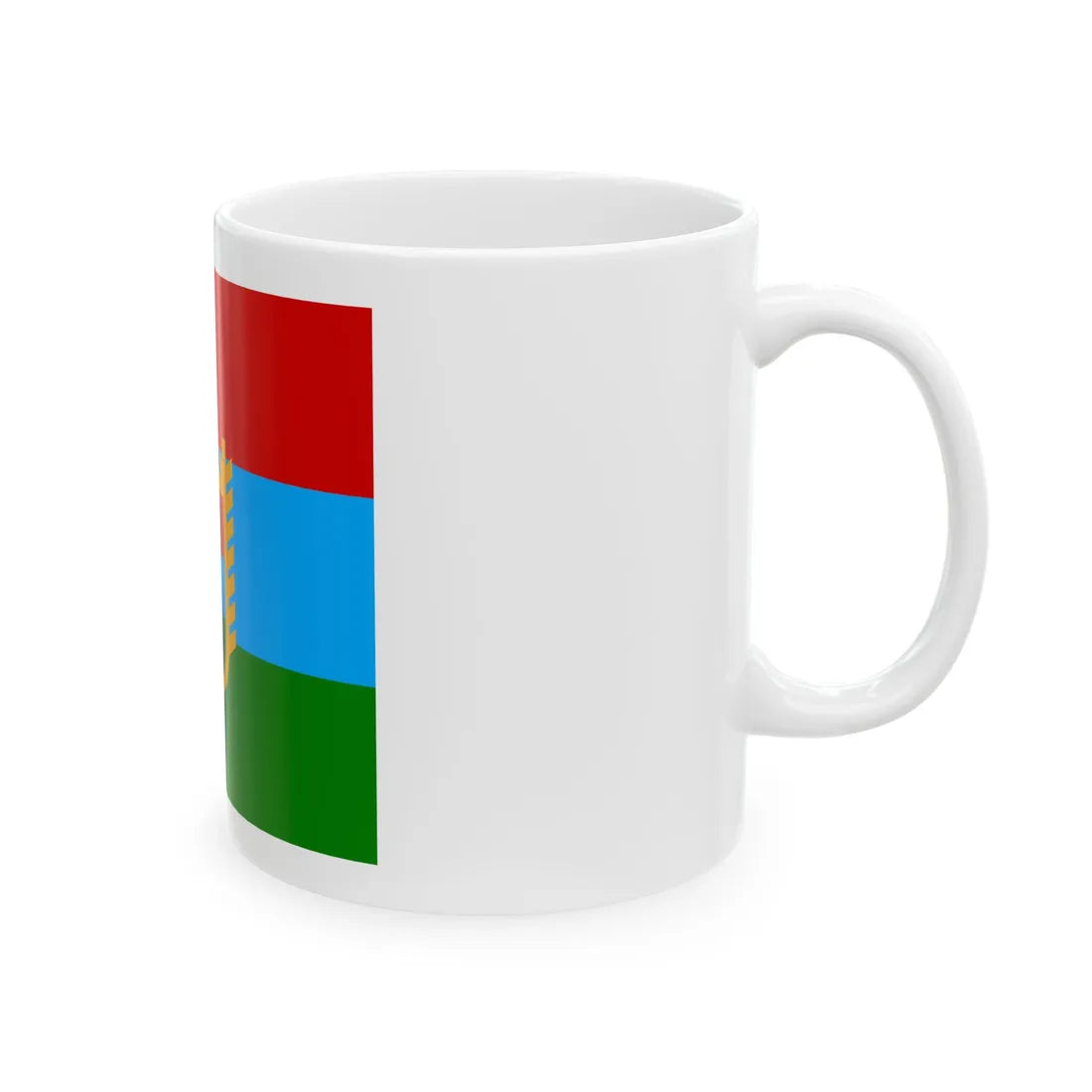 Standard of the Head of the Republic of Karelia (Russia) White Coffee Mug - Go Mug Yourself